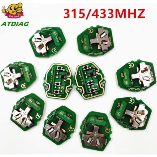 10pcs/lot Keyless Entry EWS Remote Control Circuit Board 3 Button 315MHZ/433 for BMW E46 high quality