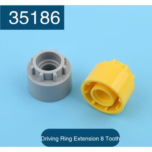 HUAZHI 10 PCS 35186 building block high-tech parts drive ring extension 8 teeth gear toy