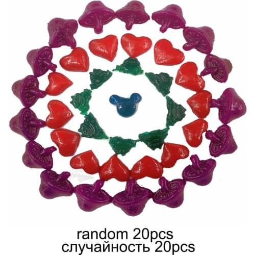 20pcs/bag random Crystal Soil Water Beads Hydrogel orbiz Balls Growing Gel Ball Big Decorative Flower Wedding Home Decor