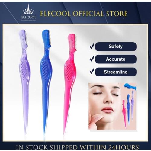 5PCS Mini Eyebrow Trimmer Safe Hair Shaving Razors Small Size Blade Women Face Care Hair Removal Tools Makeup Shaver Knife