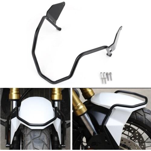 Areyourshop For Honda XADV X ADV X-ADV 750 2017 2018 2019 Front Fender Mudguard Bumper Guard Frame Protector Black Motorcycle