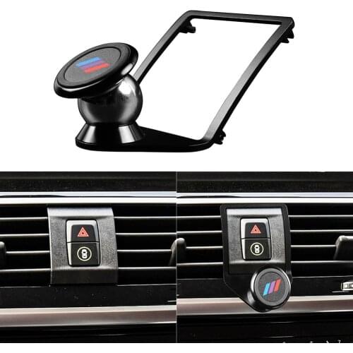 Car Phone Holder for BMW F20 F30 F31 F32 F33 F34 F35 F36 F80 F82 Carbon Fiber Magnetic Air Vent Outlet Smartphone Mount Stand