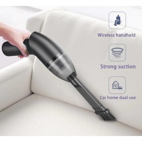 Wireless Car Vacuum Cleaner Dual Use Household Car Handheld Vacuum Cleaner Sofa Mini Cleaner Dust Removal Strong Suction 4300PA
