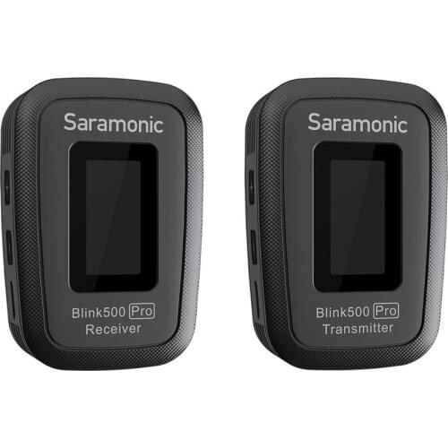 Saramonic Blink 500 Wireless Microphone Blink500 Pro B1 B2 Lavalier Dual Channel Studio Condenser Interview Mic for Camera Phone