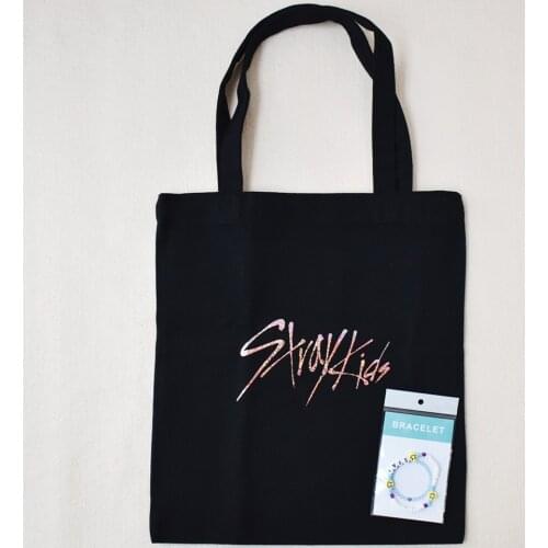Kpop Stray Kids STAY Bang Chan Lee Know Seo Chang-Bin Han Felix I.N Fans School Book Shopping Bag Tote Canvas