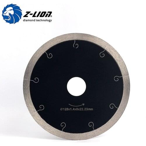 Z-LION 125mm Diamond Blade Saw Wet Use Circular Saw Blades for Tile Cutting Marble Thin Diamond Ceramic Saw Blade Procelain