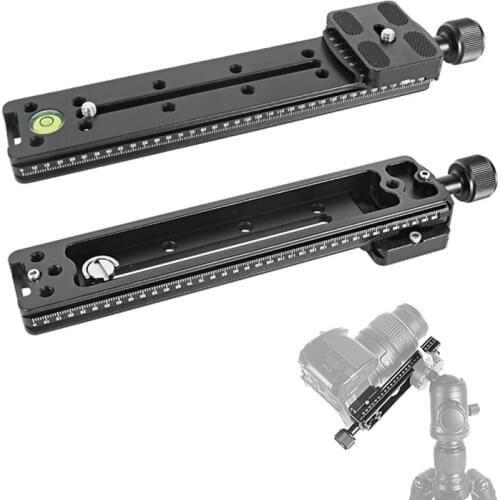 CNC Aluminum Alloy Quick Release Plate Telephoto Lens Mount Holder Tripod Head for DSLR Cameras Photography Accessories