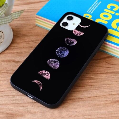 For iPhone Total lunar eclipse Soft TPU border Apple iPhone Case