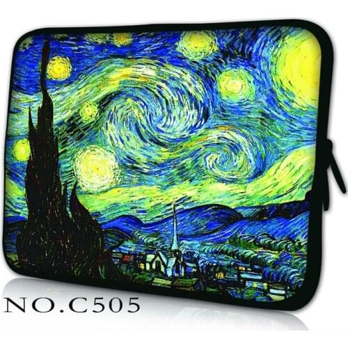 Van Gogh Sleeve Bag Case For Laptop 11",13",14",15,15.6 17 inch,Bag For Macbook Air Pro 13.3",15.4",Free Drop Shipping