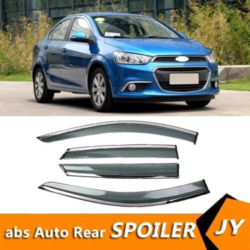 For Chevrolet aveo 2014 Window Visor Vent Shades Sun Rain Deflector Guard For Chevrolet aveo Auto Accessories 4PCS/SET