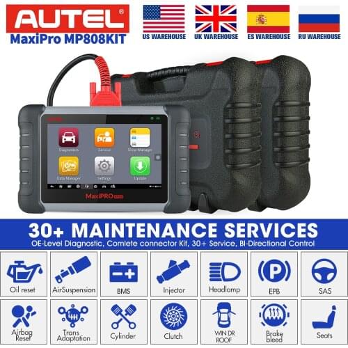 Autel MP808K Diagnostic Tool Diagnostic Auto Car Diagnostic Obd2 Scarnner Key Coding OE-level Obd2 Batter Than Launch x431 pro
