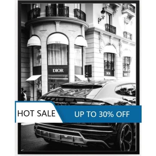 European Wall Art Canvas Painting Posters Prints Retro Handsome Car Modern For Linving Room Aesthetic Home Decoration