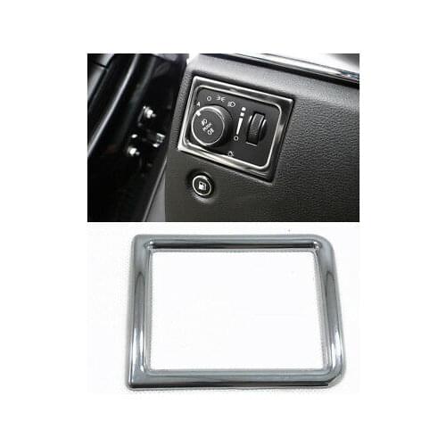 ABS Chrome Head light Switch Button Cover Trim for Jeep Grand Cherokee 2011-2018