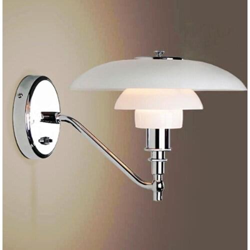 SGROW Chrome Wall Sconces Wall Lamp Modern Lighting Fixtures for Bedroom Bathroom Lampara Mirror Nordic Lights Lampada a muro