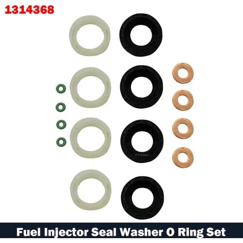 1314363 Fuel Injector Seal Washer O Ring Set For Citroen Berlingo C3 C4 Picasso Peugeot For Ford C-max Fiesta Focus Fusion