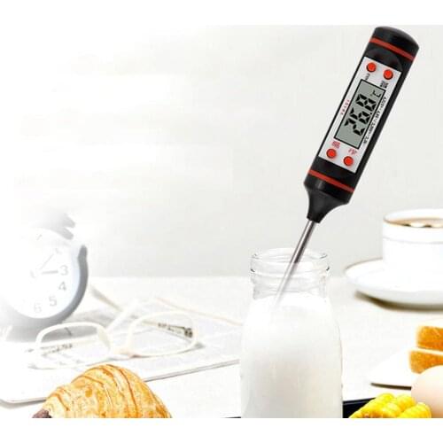 Cooking Thermometer Multi-use HD Display Stainless Steel Cooking Food BBQ Kitchen Meat Thermometer for Home Oven Thermometer