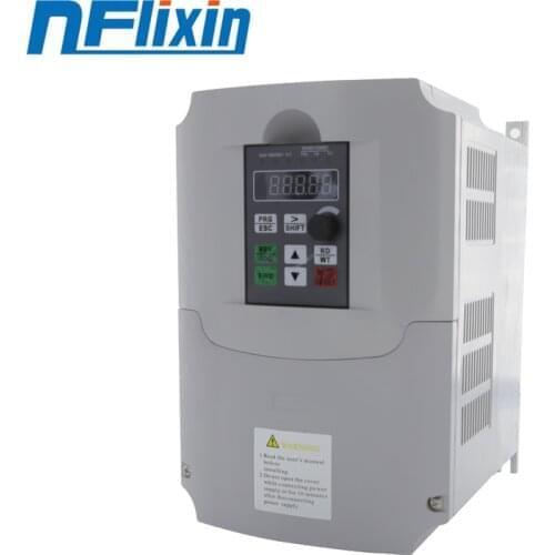 HOT! 7.5KW / 11KW three-phase input 220V three-phase output 380V VFD Frequency Converter Adjustable Speed NF9100-1T3