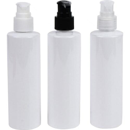 200ML Refillable Bottle Pressed Pump Dispenser Lotion Shampoo Cosmetic Container New