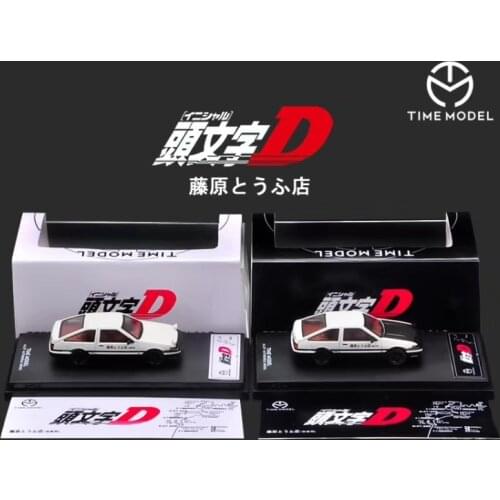 Time Model 1:64 Toyota Carola Levin AE86 INITIAL D Diecast Model Car