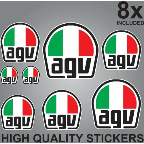 Fashion Rally car sticker Motos Suitable for AGV HELMET STICKER SHEET DECALS STICKERS VINYL SPONSOR KIT BIKE instagram