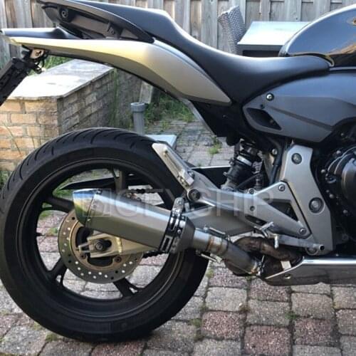 Motorcycle For Honda Hornet 600 2007 - 2013 Hornet CB600F CBR 600F 07-13 Hornet 600 Escape Exhaust Muffler And Link Pipe System