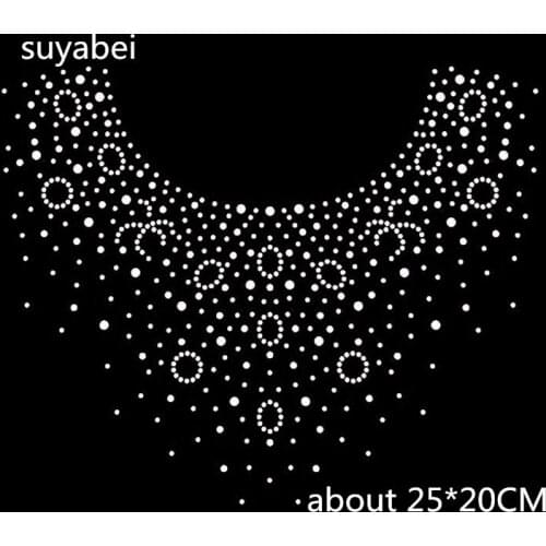 2pc/lot Full star sticker appliques Hot Fix Rhinestones Motif Design Iron On Transfer Motifs Hot Fix Stone patches for shirt