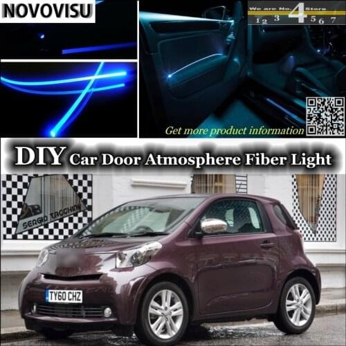NOVOVISU For TOYOTA iQ For Scion iQ For Aston Martin Cygnet interior Ambient Light Tuning Atmosphere Fiber Optic Band Lights