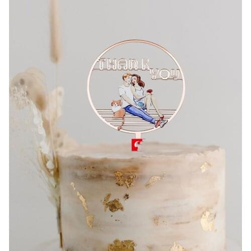 New Colored Wedding Cake Topper Mrs.Mr Rose Gold Valentines Day Acrylic Cake Toppers for Wedding Got Engaged Cake Decorations