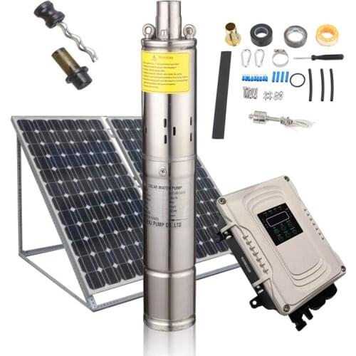 New stainless deepwell solar water pump solar panel feili solar pump kit
