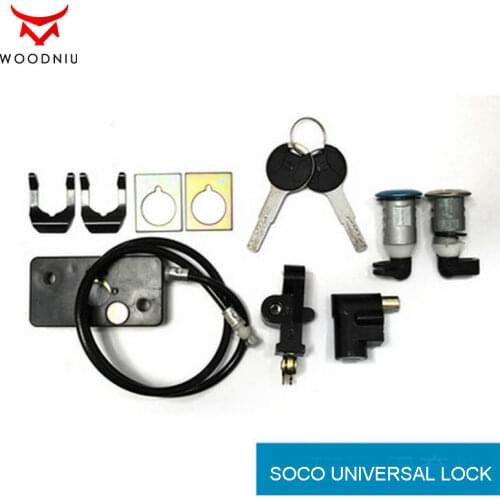 For Super SOCO TC TS Scooter Original Accessories A Complete Set of Locks, Special Switches Faucets and Cushion Locks