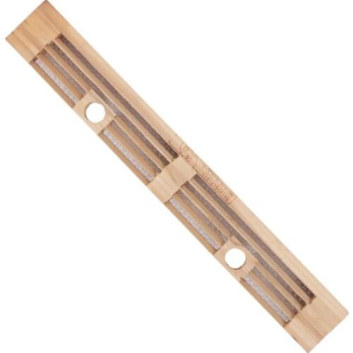 Pollen Collector Fir wood Stainless steel mesh 4 rows and two holes for beekeeping tools Beekeeper professional equipment