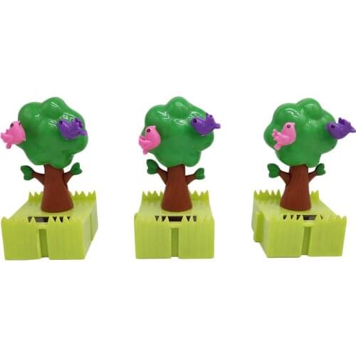 Solar Swinging Decoration Tree Dancing Christmas Gift for Car And Home Decoration Kids Toys Gift Car Interior Accessories