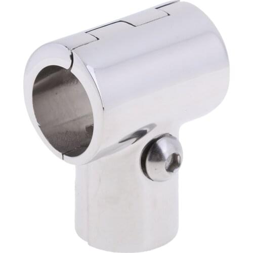 25mm 1" Boat Handrail Fitting 90 Degree Tee 3 Way - 316 Stainless