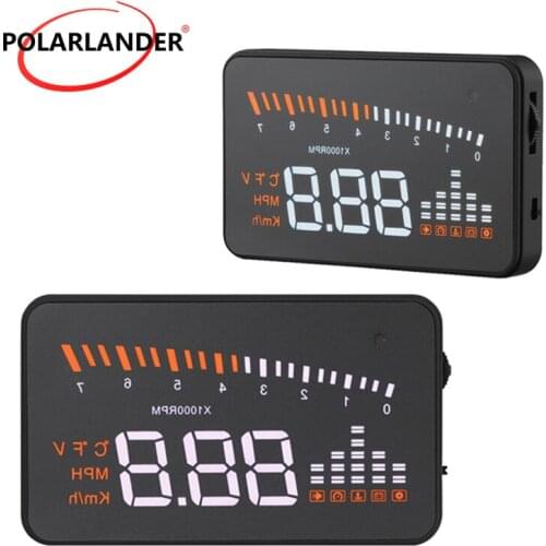 5.5 Inch Head Up Display Car HUD Projector Comprehensive Display car car detector New OBD2 HUD car styling alarm system