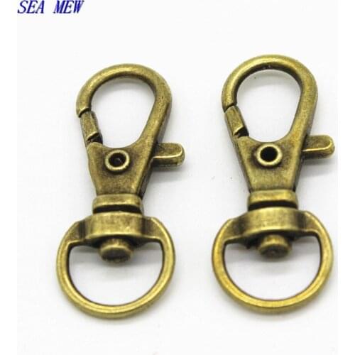 31mm*11mm Antique bronze Color lobster swivel clasps trigger clips snap hooks clasps for key ring hm280