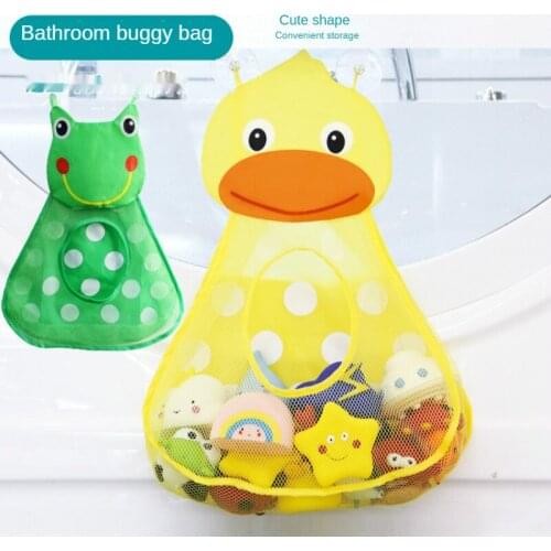 Children Play with Water Toy Storage Bag Baby Bathroom Bath Play with Water Duck Frog Storage Bag