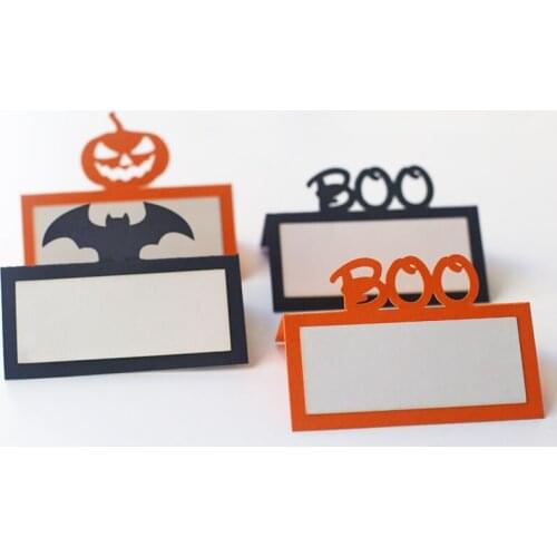 Halloween Place Cards,Halloween Tent Tags,Halloween Escort Cards,Halloween Food Tags,Fall or Autumn Decor