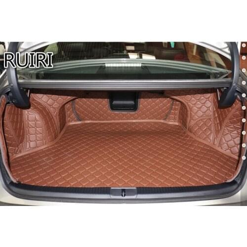Best quality & Free shipping! Special trunk mats for Lexus ES 250 2017-2013 waterproof cargo liner boot carpets for ES250 2016