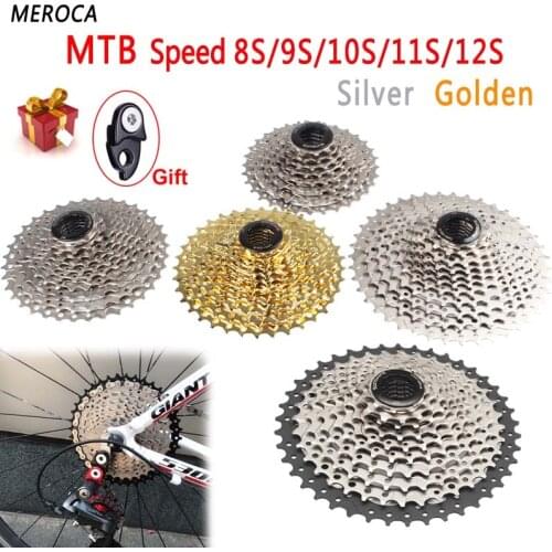 MEROCA 8S 9S 10S 11S 12S gearbox sprocket mountain bike flywheel 32/36/40/42/46/50T 52T bicycle variable speed sprocket