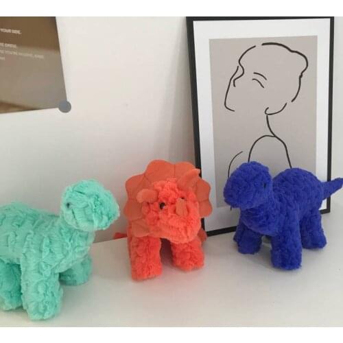 Cute Colorful Dinosaur Doll Baby Soft Plush Toys For Children Sleeping Mate Stuffed Baby Toys For Infants Birthday Gift