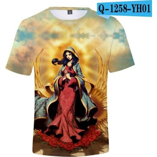 Our Lady Of Guadalupe Virgin Mary Mexico Mexican 3d print men/womens harajuku kids t shirt streetwear clothes fashion boy tops