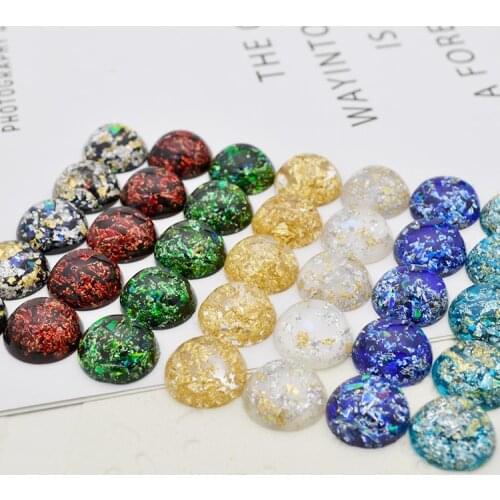 New arrived 50pcs/lot 12mm Sequins decoration geometry rounds resin flatback beads diy jewelry earring pendant accessory