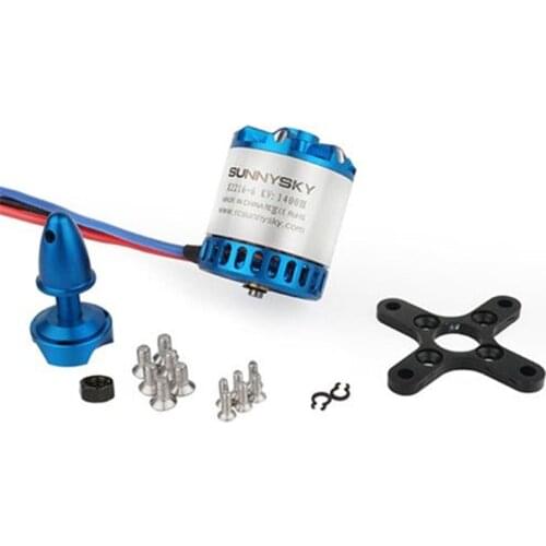 New SUNNYSKY X2216-7 1250KV Outrunner Brushless Motor V3 - Short Shaft for RC Fixed-wing Airplanes