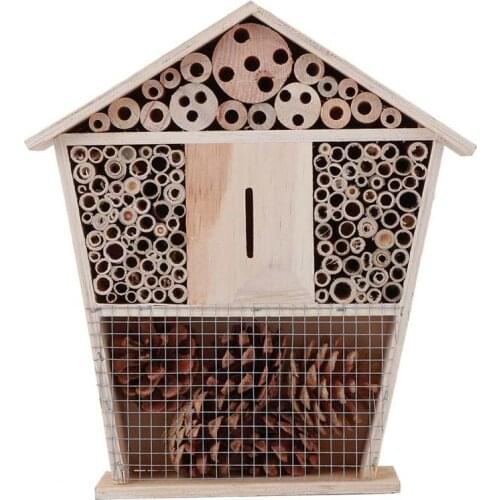 Ant Farm Gardening Wooden Insect House Bee House House Honey Tools Shelter Nesting Garden Decoration for Bee Bug Reptiles