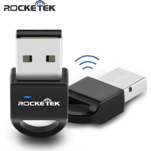 Rocketek CSR 4.0 A2DP Bluetooth Adapter USB Dongle for PC Computer Speaker audio/ps4 controller/Receiver transmitter