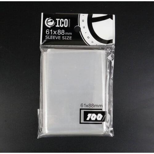 100pcs/pack High Quality Card Sleeves 61x88 mm Card Protector for Magical Gathering Board Game Card Transparent Outdoor Games