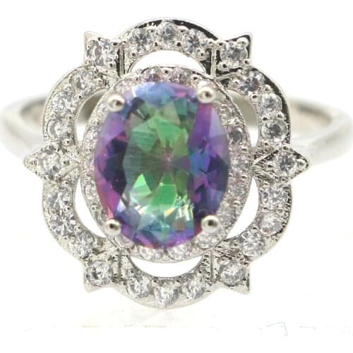 15x15mm SheCrown Square Shape Created New Stone iolite CZ For Sister Silver Rings Wholesale Drop Shipping