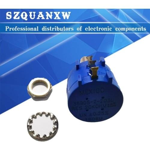 1PCS 3590S series potentiometer 500 1K 2K 5K 10K 20K 50K 100K ohm 3590S-2-103L 3590S 101 102 103 104 201 202 203 501 502 503