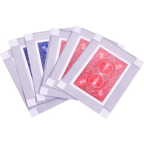 10packs Disposable Deck Magic Tricks Close Up Magic Card Magica Illusion Gimmick Props Disappearing Shows Professional Magician