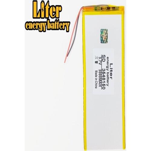 3.7V 3000mAh lithium Tablet polymer battery 3548150 3550150 tablet mobile power batteries
